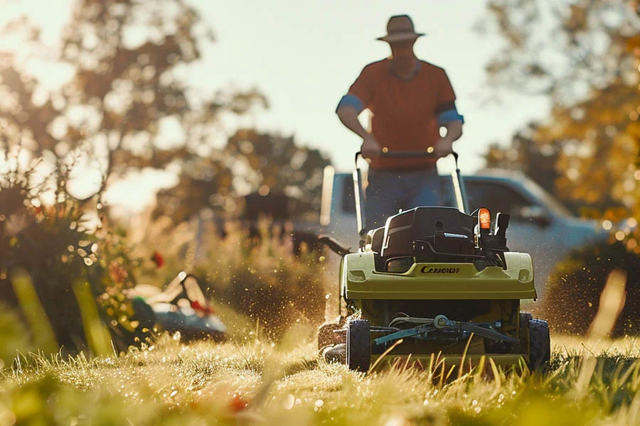 battery operated mower