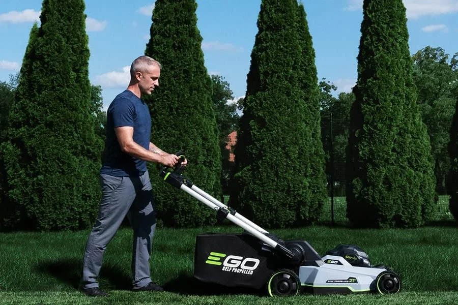 battery operated mower