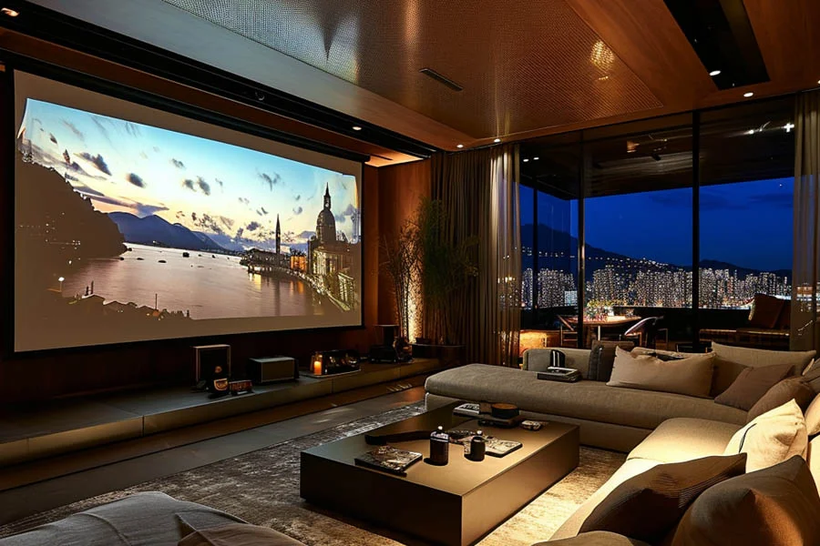 home TV projector