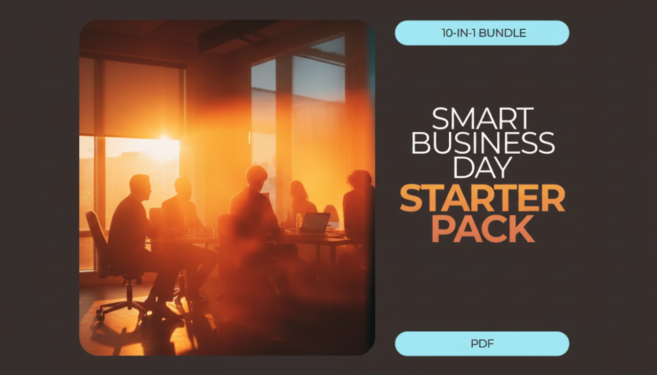 10-in-1 Smart Business Day Starter Pack for Entrepreneurs