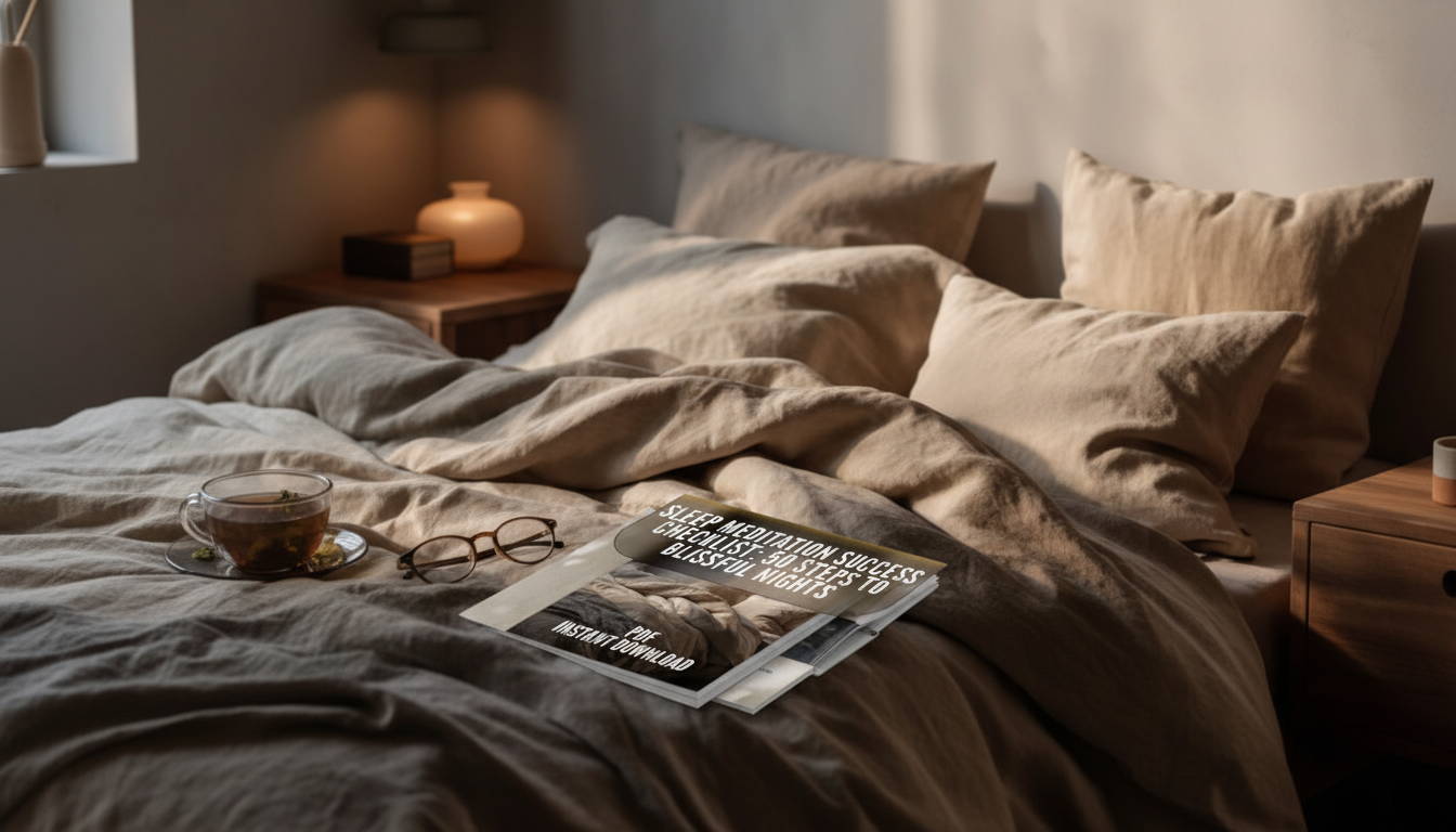 50-Step Sleep Meditation Checklist for Deep, Calm Nights