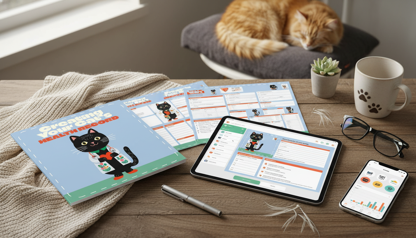 Cat Health Record Template: Printable, Digital + AI Tips