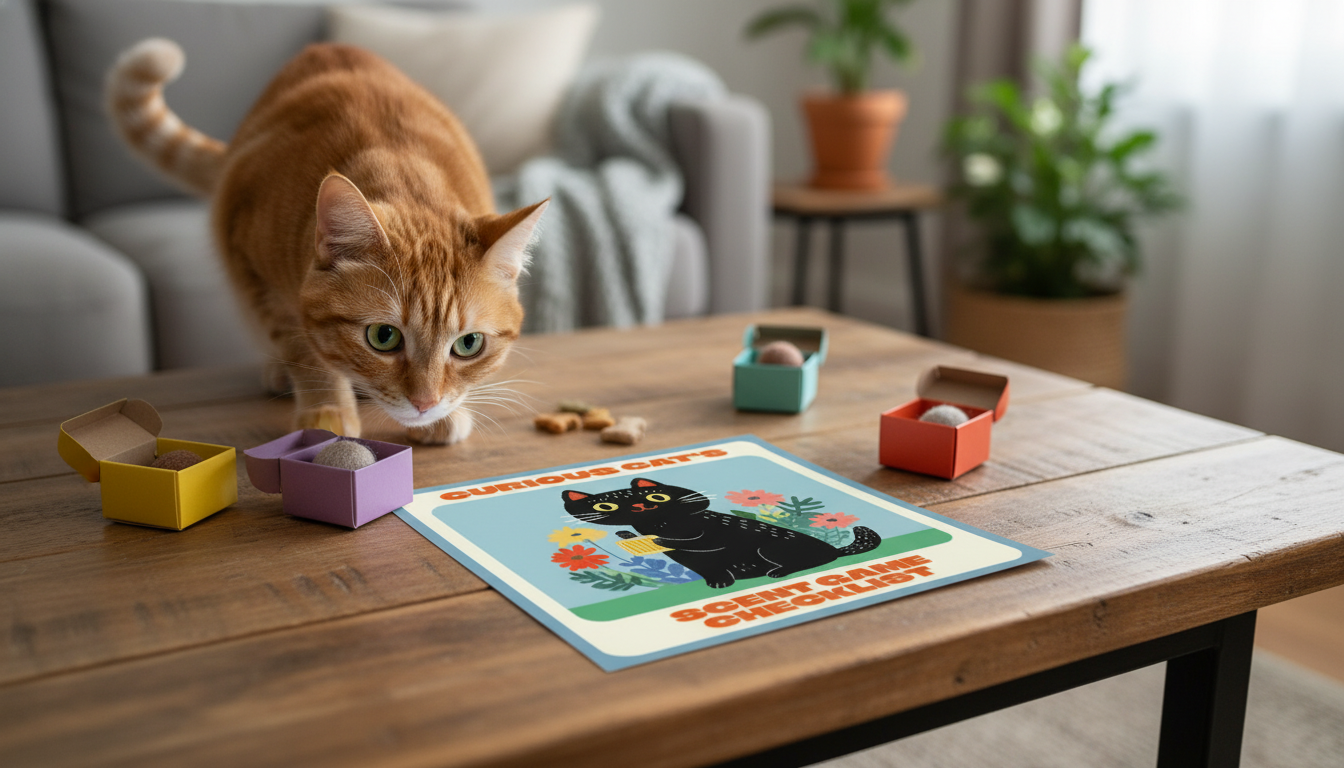 Cat Scent Games Checklist: 5-Minute Indoor Enrichment