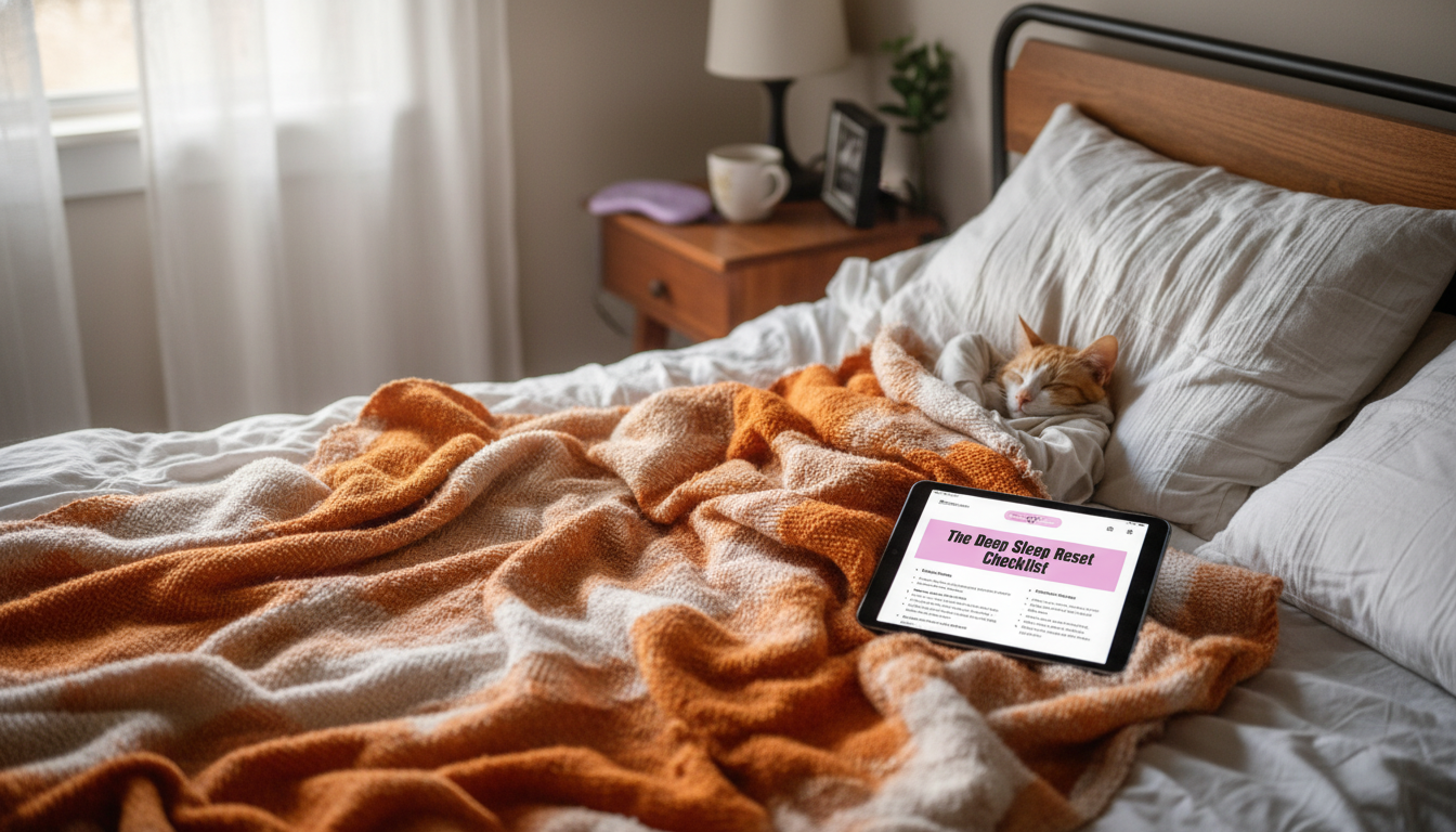 Deep Sleep Reset: 7-Night Checklist + Bedroom Setup