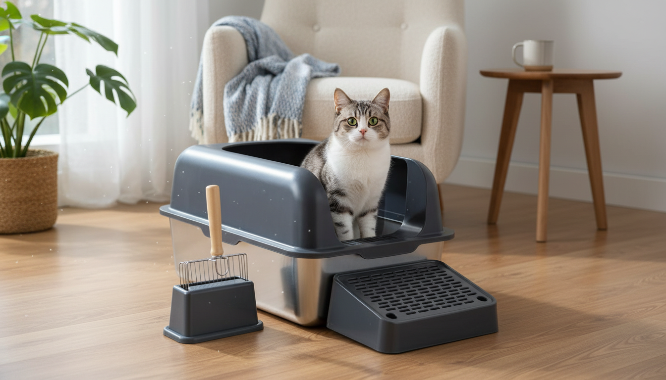 Stainless Steel Litter Box Odor Control That Works