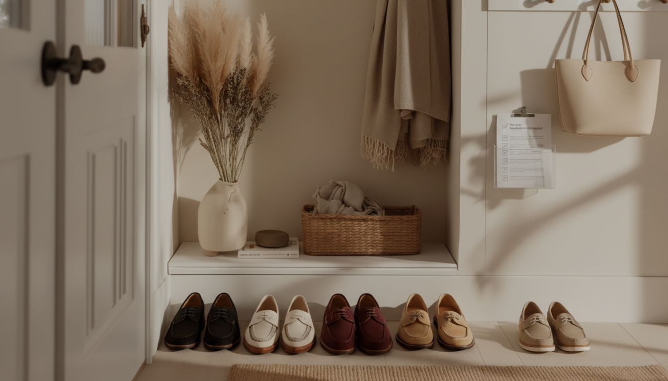 Small-Space Mudroom Setup: Printable Entryway Checklist
