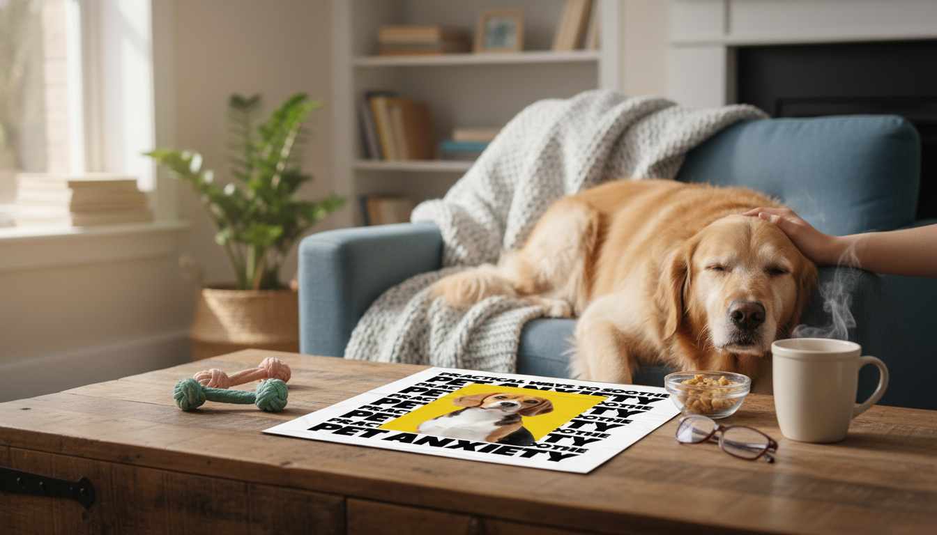 Soothe Pet Anxiety: Calm Routines, Training, and Tools