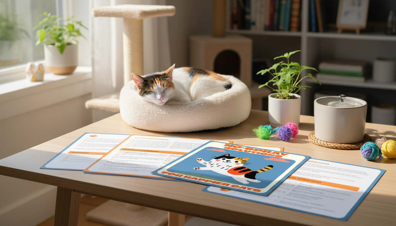 Stop Cat Spraying Naturally: Printable Checklist Guide