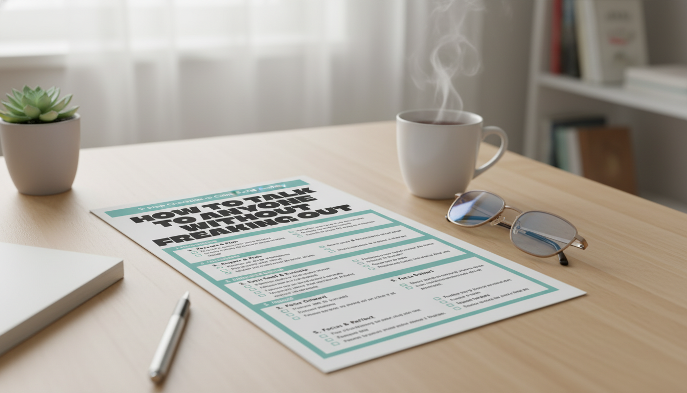 Talk to Anyone: 5-Step Checklist to Calm Social Anxiety
