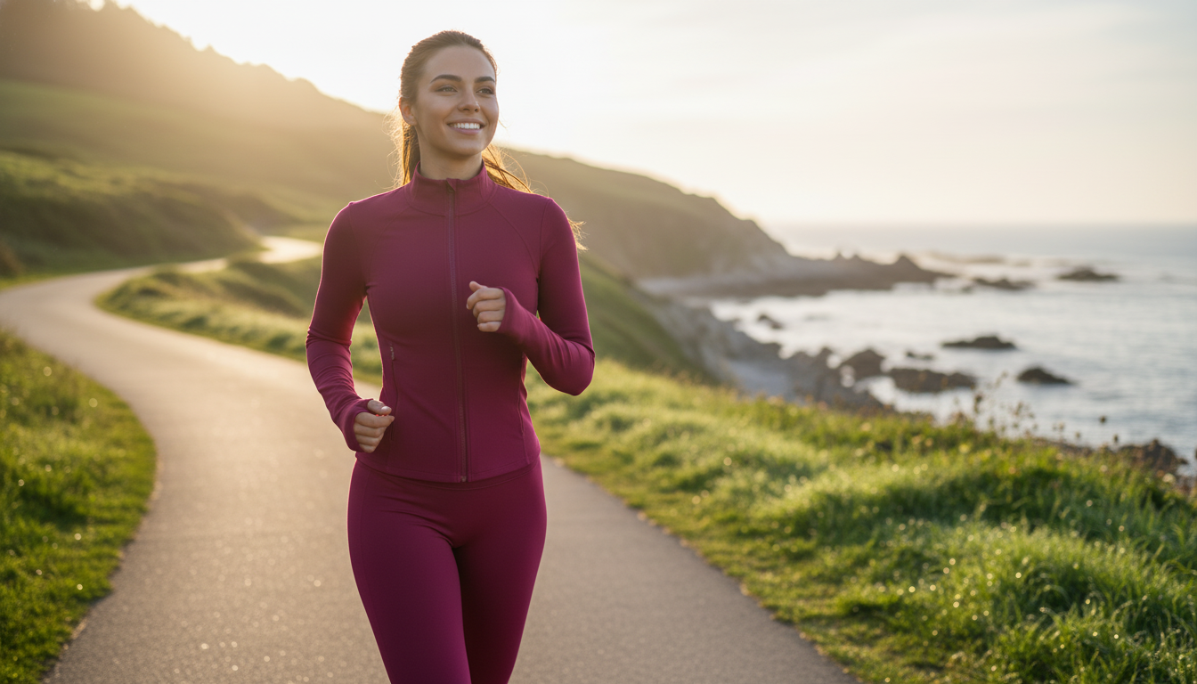 Women’s Quick-Dry Jacket for Yoga & Running (Long Sleeve)