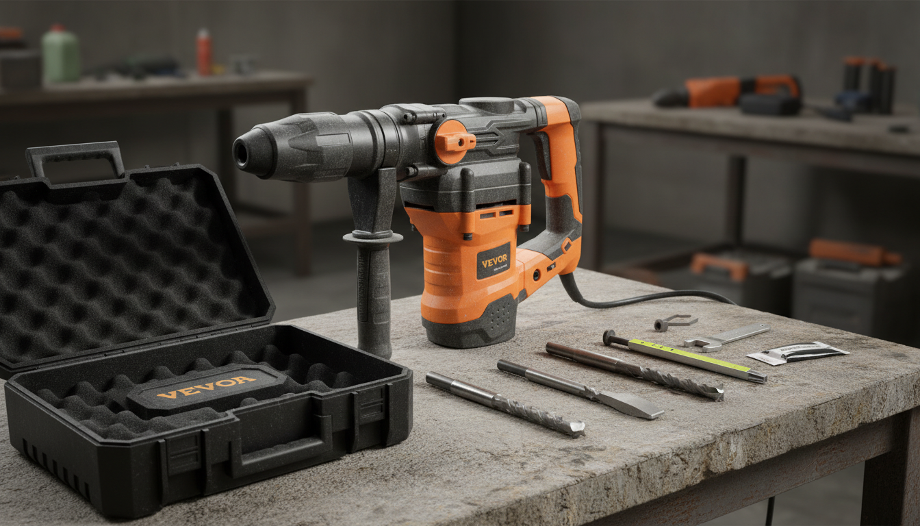1600W Rotary Hammer Drill Guide: Concrete Drilling & Chiseling