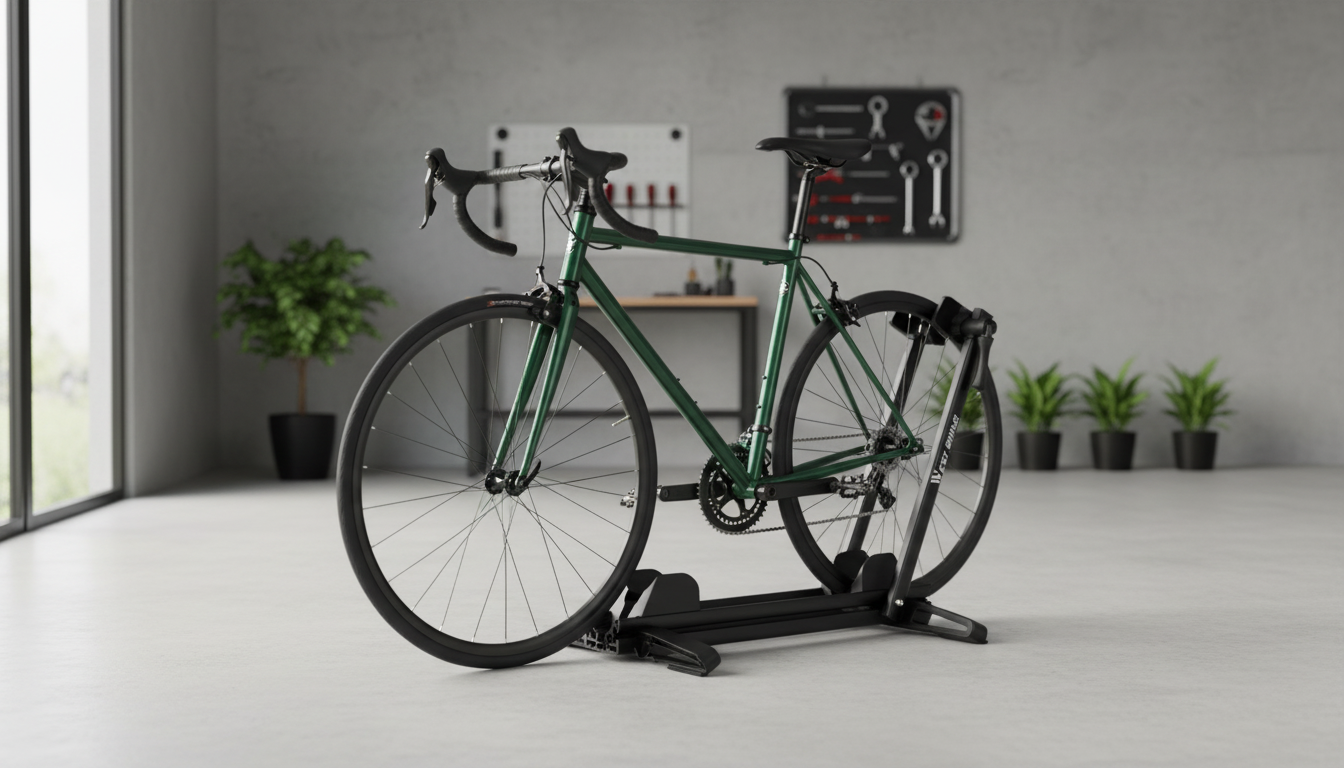 No-Drill Floor Bike Stand for MTB & Road: Garage Order